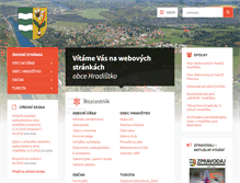 Tablet Screenshot of hradistko.cz